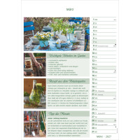 ALPHA Bildkalender Das Gartenjahr 2027, 23,7 x 34 cm, 1M 1S 113601