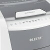 LEITZ Aktenvernichter IQ Autofeed Office 300 P5, Mikro-Partikelschnitt, 300 Blatt, weiß