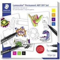 STAEDTLER Lumocolor Universalstifte DIY Set, Sticker