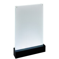sigel LED-Tischaufsteller "luminous", Acryl,...