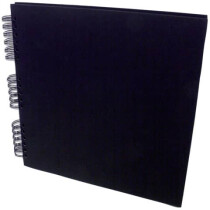 RÖSSLER Fotospiralbuch Soho 60 S. schwarz 290x290mm