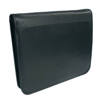 WEDO Schreibmappe A4 4R 34mm schwarz mit Rechner Kunstleder