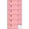 AVERY Zweckform Bonbuch, rosa, mit Kellner-Nr. 1, 300 Bons