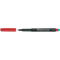 FABER-CASTELL Overheadstift OHP-PLUS rot F permanent