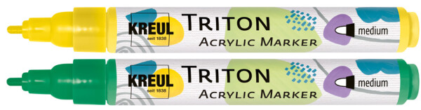 KREUL Acrylmarker TRITON Acrylic Marker, hellgold
