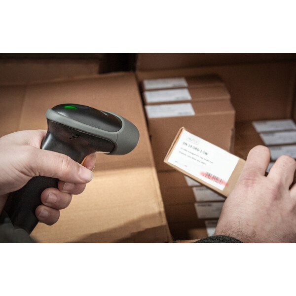 DIGITUS 2D Barcode Handscanner, 200 Scans Min., grau
