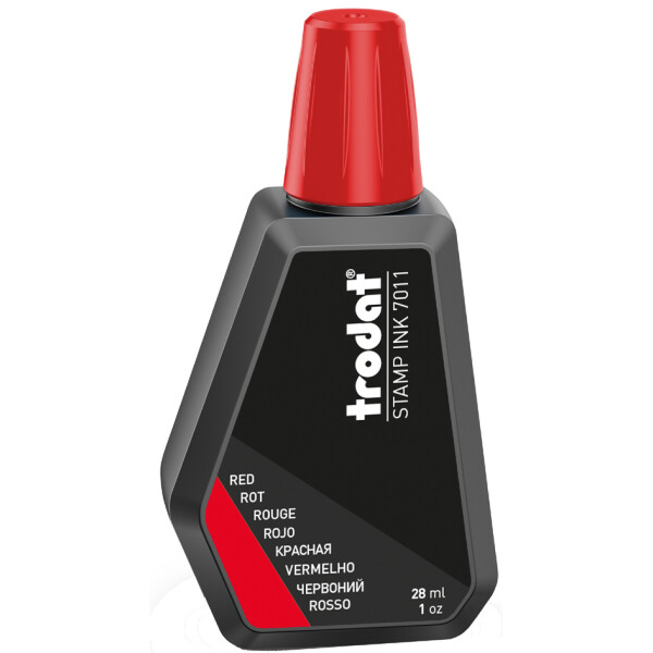trodat Stempelfarbe 7011, 28 ml, rot