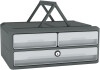 CEP Schubladenbox MoovUp SECURE, 3 Schübe, grau minze