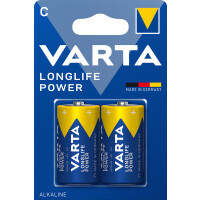 VARTA Alkaline Batterie Longlife Power, Baby (C LR14)