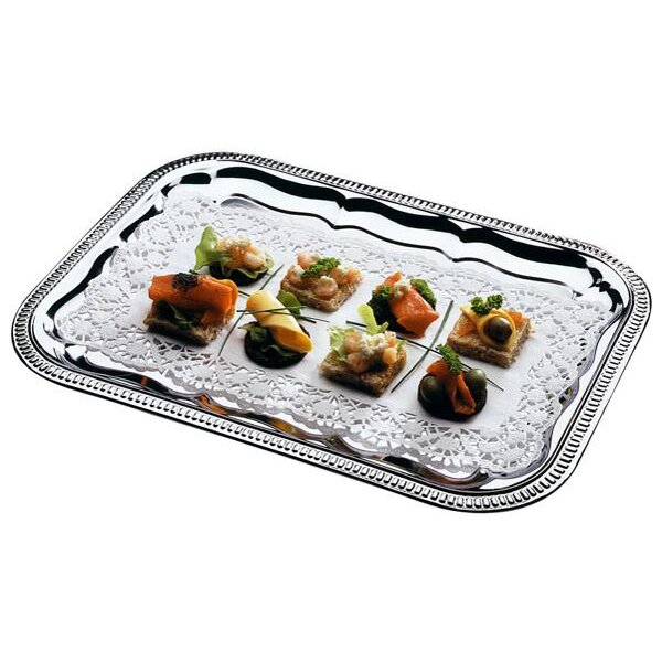 APS Partyplatte, rechteckig, (B)410 x (T)310 mm, silber