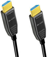 LogiLink HDMI AOC Hybrid Glasfaserkabel, 8K 60Hz, 15 m