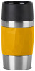 emsa Isolierbecher TRAVEL MUG COMPACT, 0,3 Liter, weinrot