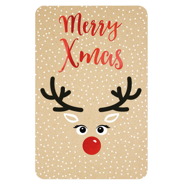 SUSY CARD Weihnachts-Postkarte "Elch"