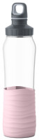 emsa Glas-Trinflasche Drink2Go, 0,7 Liter, rosa