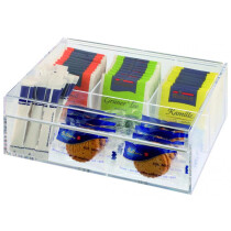 APS Teebox Multibox, aus Kunststoff, transparent