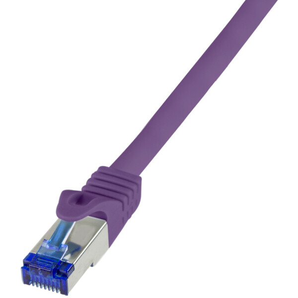 LogiLink Patchkabel Ultraflex, Kat.6A, S FTP, 7,5 m, violett