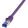 LogiLink Patchkabel Ultraflex, Kat.6A, S FTP, 5,0 m, violett