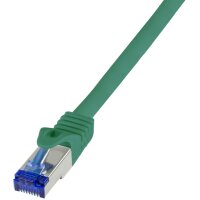 LogiLink Patchkabel Ultraflex, Kat.6A, S FTP, 0,5 m, grau