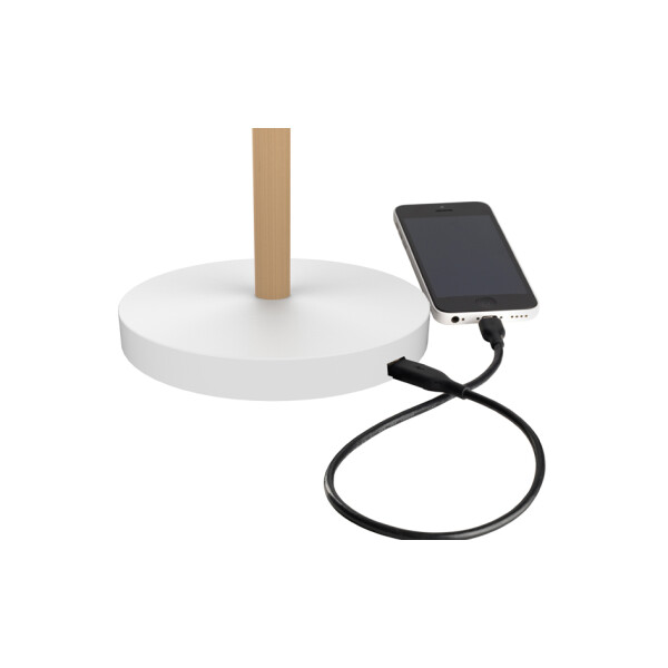 UNILUX LED-Tischleuchte VICKY, Buche schwarz