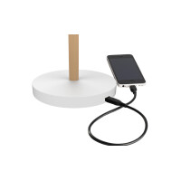 UNILUX LED-Tischleuchte VICKY, Buche schwarz