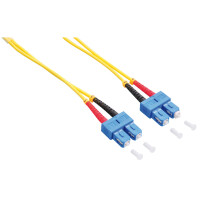 LogiLink LWL Patchkabel, SC-Duplex - SC-Duplex, OS2, 10 m