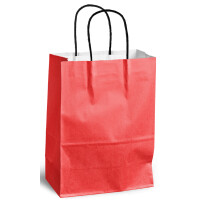 MAILmedia Papier-Tragetasche mit Kordel, 3,5 Liter, weiß