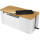 LogiLink Kabelbox, weiß, mit Bambus-Deckel