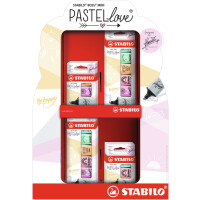 STABILO Textmarker BOSS MINI Pastellove 2.0, 72er Display