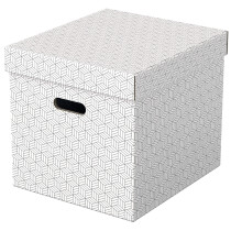Esselte Aufbewahrungsbox Home Cube, 3er Set, weiß
