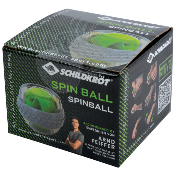 SCHILDKRÖT Spinball, Hand- und Armtrainer, grau grün