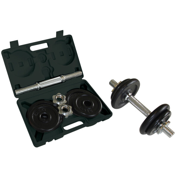 SCHILDKRÖT Kurzhantel-Set, 10,0 kg, im Koffer