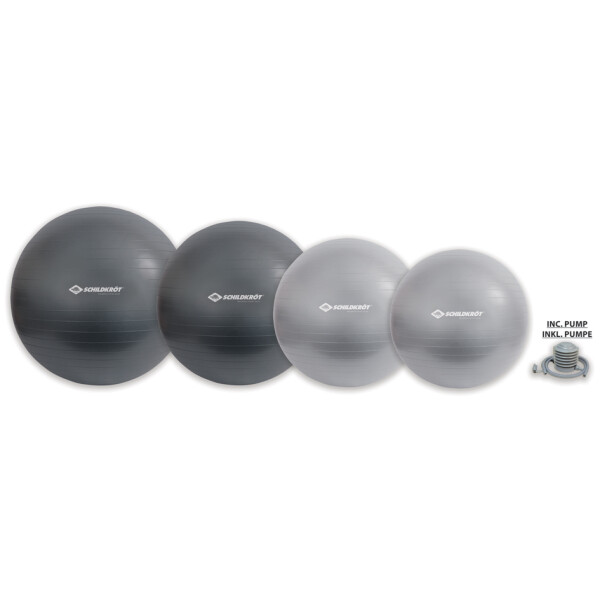 SCHILDKR&Ouml;T Gymnastikball, Durchmesser: 750 mm, anthrazit