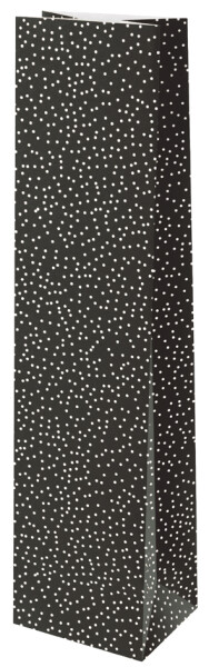 SUSY CARD Flaschenbeutel, aus Papier, schwarz