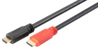 DIGITUS HDMI High Speed Anschlusskabel, 10 m, schwarz rot