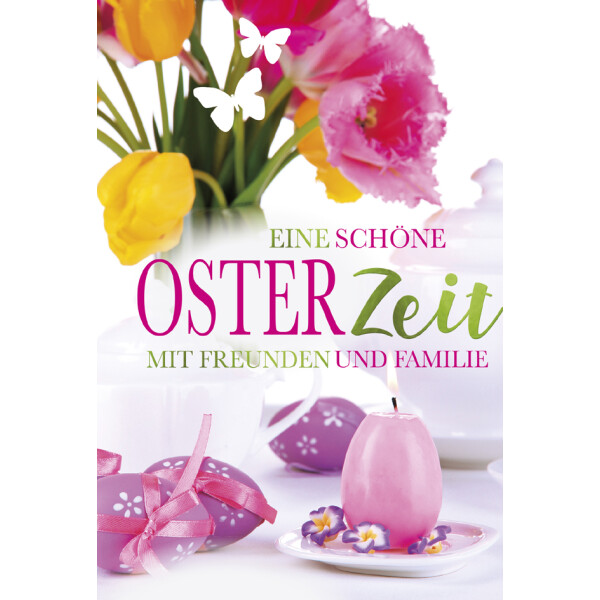 SUSY CARD Oster-Grußkarte "Osterkerze"