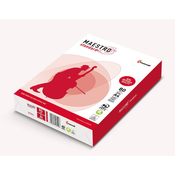 MAESTRO Standard+ Businesspapier A4 80g - 1 Palette (100.000 Blatt)