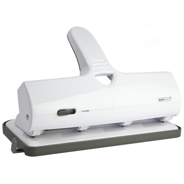 RAPESCO Vierfachlocher ALU 40, 40 Blatt, wei&szlig;