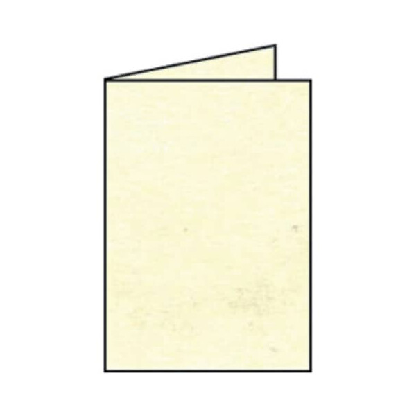 RÖSSLER Briefkarte Paperado A5 chamois marmora gerippt 148x210mm hoch doppelt