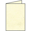 RÖSSLER Briefkarte Paperado A5 chamois marmora gerippt 148x210mm hoch doppelt