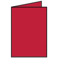 RÖSSLER Briefkarte Paperado A6 HD rot matt gerippt
