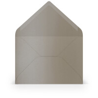 RÖSSLER Briefumschlag Paperado, B6, 100g m², SF, nassklebend, taupe metallic 164020411