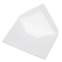RÖSSLER Briefumschlag Paperado C7 marble white metallic