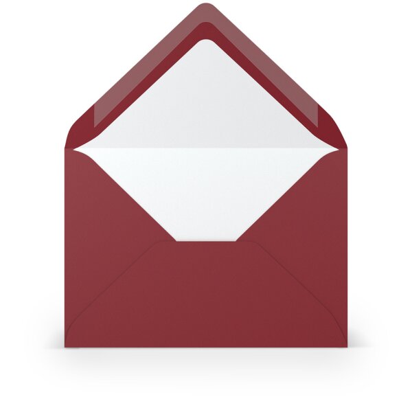 R&Ouml;SSLER Briefumschlag Paperado, C6, 100g m&sup2;, SF, nassklebend, rosso 16400572