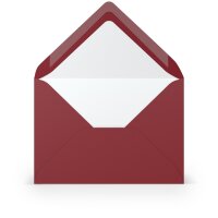 RÖSSLER Briefumschlag Paperado, C6, 100g m², SF, nassklebend, rosso 16400572