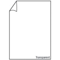 RÖSSLER Blatt Paperado, A4, 100 g m², transparent
