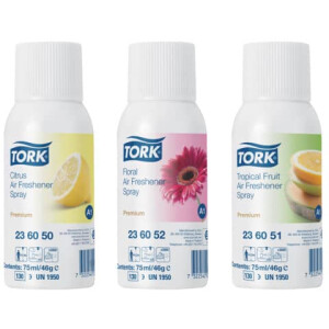 tork Lufterfrischer Spray für System A1, 1x 75 ml, sortiert