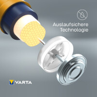 VARTA Alkaline Batterie Longlife, Mignon (AA LR6)