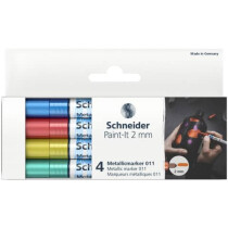 Schneider Metallmarker 4ST 2mm sortiert Set 2