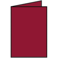 RÖSSLER Briefkarte Paperado A6 HD rosso gerippt