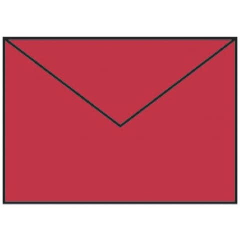 RÖSSLER Briefhülle Paperado B6 Seidenfutter Rot